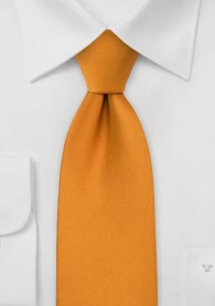 Krawatte orange einfarbig