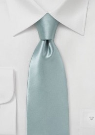 Krawatte italienische Seide silbergrau einfarbig