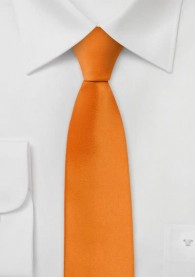 Schmale Krawatte helles orange