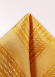 Ziertuch einfarbig Streifen-Oberfläche goldgelb