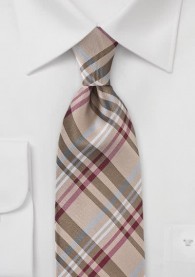 Markante Krawatte ausgefallenes Glencheckdesign