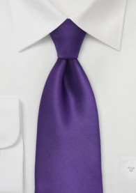 Businesskrawatte einfarbig violett