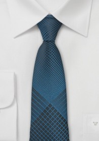 Krawatte Netz-Muster dunkeltürkis