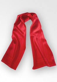 Krawattenschal Streifendesign rot