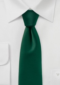 Modische Krawatte einfarbig tannengrün