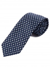 Krawatte Struktur-Dekor marineblau hellblau