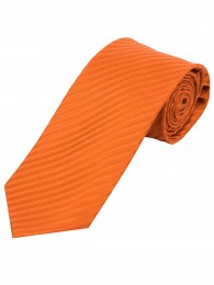 XXL-Krawatte Linien-Struktur orange
