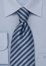 Krawatte blau Streifen