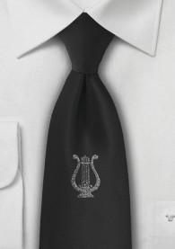Krawatte Lyra schwarz