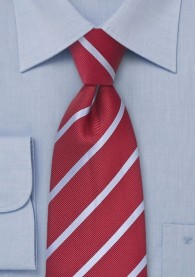Krawatte Rot Streifendesign