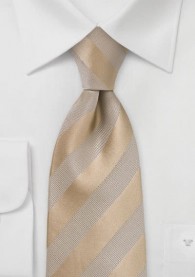 Krawatte Streifendesign beige ecru