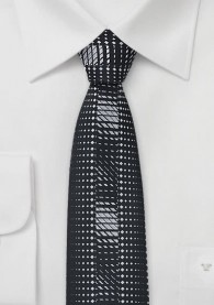 Party-Krawatte schwarz und schmal