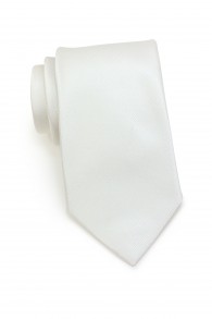 Set Krawatte Einstecktuch elfenbein strukturiert
