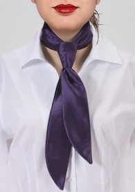 Damen-Halsbinde lila einfarbig