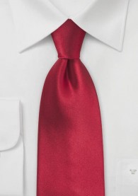 Einfarbige Sicherheits-Krawatte klassisch rot