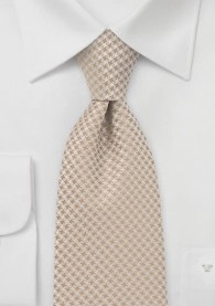 Krawatte ecru Muster