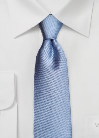 Krawatte monochrom Streifen-Struktur taubenblau