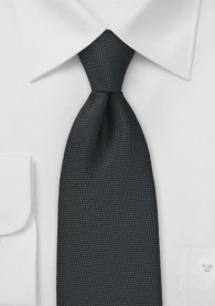 Krawatte  filigran texturiert asphaltschwarz