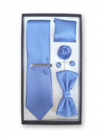 Elegante Geschenkbox in strahlendem taubenblau -