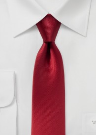 Krawatte einfarbig sherryrot