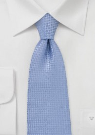 Krawatte blassblau Gitter-Dekor