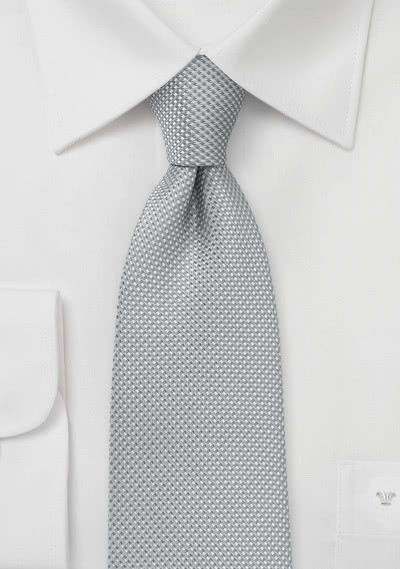 Krawatte silber Struktur