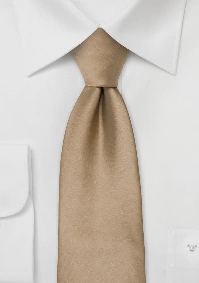 Braunbeige Krawatte Uni
