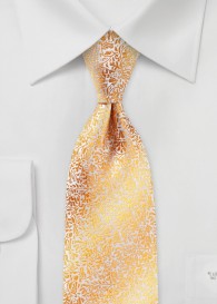 Krawatte weiß goldgelb vegetativ
