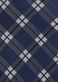 Krawatte Karo-Oberfläche königsblau