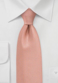 Krawatte Struktur kupfer-orange fast metallisch