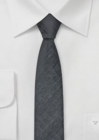 Party-Krawatte schlank schwarz schimmernd