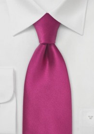 Krawatte Satin magenta