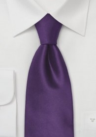 Krawatte Satin violett