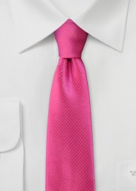 Krawatte filigrane Punkte pink