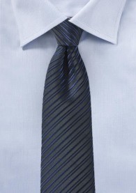 Krawatte mit Streifen-Oberfläche navy