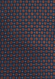 Krawatte strukturiert braun navyblau
