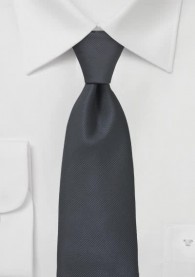 Krawatte dunkelgrau Überlänge