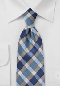 Auffallende Krawatte ungewöhnliches Karo-Muster