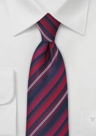 Krawatte ausgefallene Streifen rot