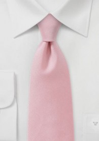 Krawatte gerippte Struktur rosé