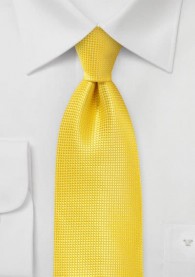 Krawatte strukturiert goldgelb