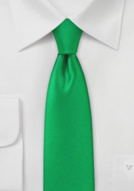 Schmale Krawatte unifarben giftgrün