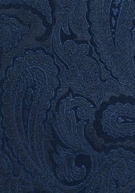 XXL-Krawatte Paisley dunkelblau