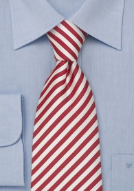Clip-Krawatte kirschrot