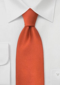 Monochrome Clip-Krawatte Orange