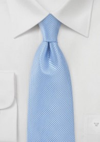 Krawatte Waffel-Struktur leichtblau