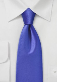 Krawatte einfarbig Mikrofaser königsblau