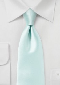 Krawatte einfarbig Poly-Faser blaugrün