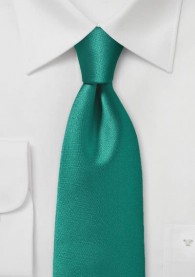 Krawatte italienische Poly-Faser edelgrün