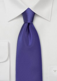 Krawatte unifarben Mikrofaser violett